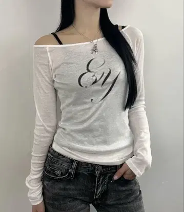 emmy 로고 시어 티셔츠 상의