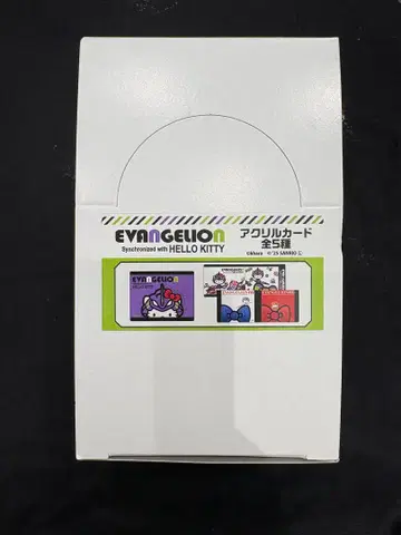 에반게리온 산리오 아크릴 카드 컴플리트 헬로키티