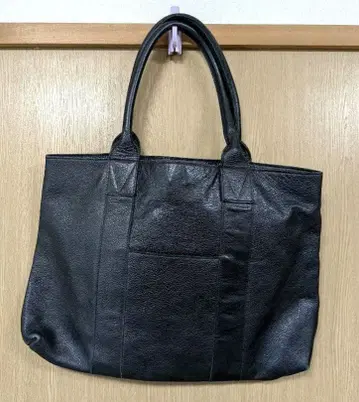 [ 중고 ] 가죽 토트백 블랙