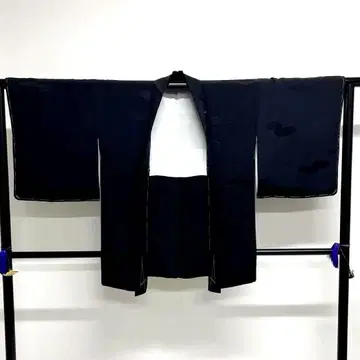 미착용 블랙 겉옷 구름 블랙 베이스 기모노 028k