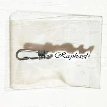 새상품 V계 Raphael 로고 키링 나스칸