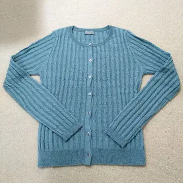 MARGARET HOWELL 리브 편직 가디건