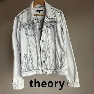 띠어리 라이트 블루 데님 자켓 여성용 S