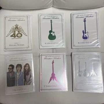 THE ALFEE 회원 한정판 40주년 기념 DVD 6매 세트