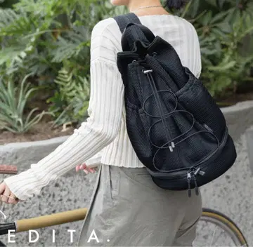EDITA 블랙 백팩