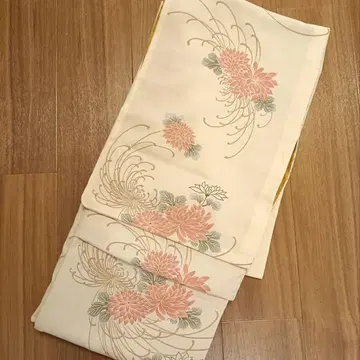 모던 기모노 워셔블 기모노 베이지 컬러 코몬 이중 기모노