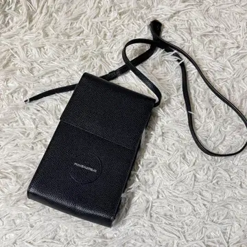 [ 새상품급 ] 1piu1uguale3 스마트폰 가죽 숄더백 블랙