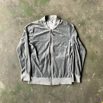 푸마 트랙 자켓 저리 자수 로고