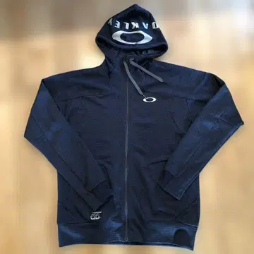 OAKLEY 풀 집업 후드티 네이비 컬러