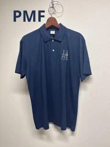 [ 미사용 새상품 ] PMF 오리지널 피케 셔츠 바이올린 & 트럼펫
