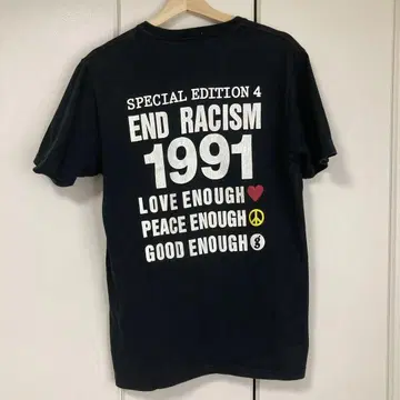 GOODENOUGH 굿이너프 13SS END RACISM TEE L