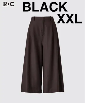 유니클로C 큐롯 표준 사이즈 XXL BLACK