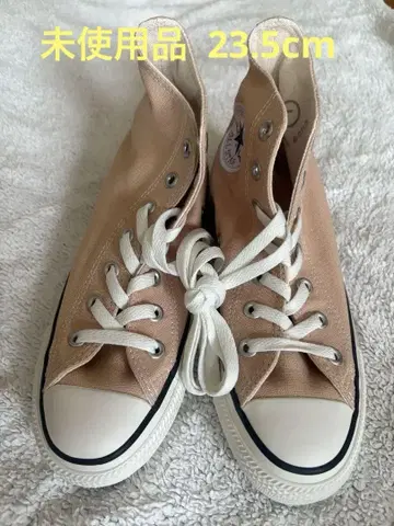새상품 CONVERSE 아즈키 염색 All Star 핑크 베이지 하이컷