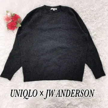 유니클로 JW ANDERSON 남성용 니트 S 컨디션 최상 다크 그레이
