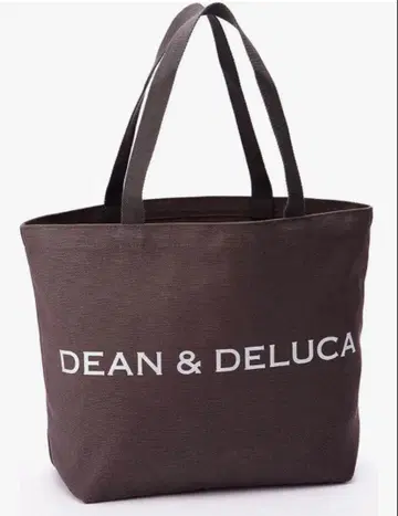 새상품 DEAN & DELUCA 차리티 토트백 다크 브라운 L