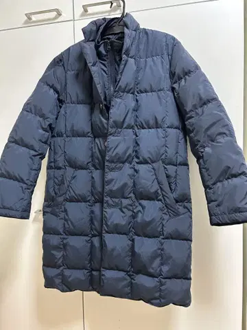 남성용 DoCLASSE Navy 다운 자켓