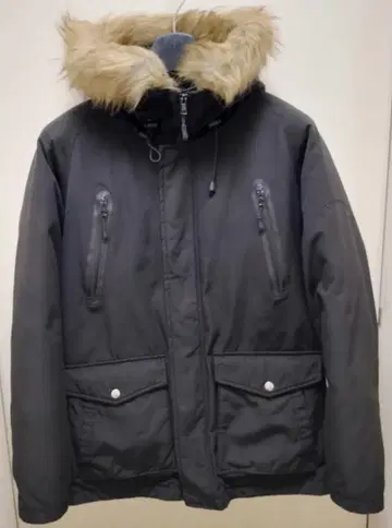 Schott 슈노켈 다운 자켓 후드티 L 블랙