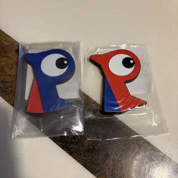 파맨 배지 1호 2호 러버 마그넷