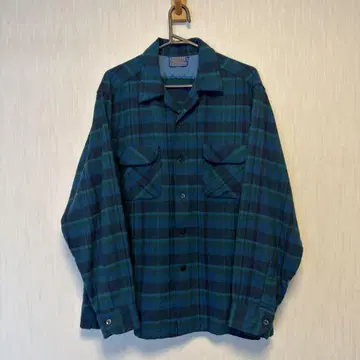 PENDLETON 펜들턴 보드셔츠 울 오픈 카라 60s
