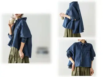 La-gemme AMELY 데님 자켓