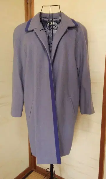 연보라 울 코트 9호