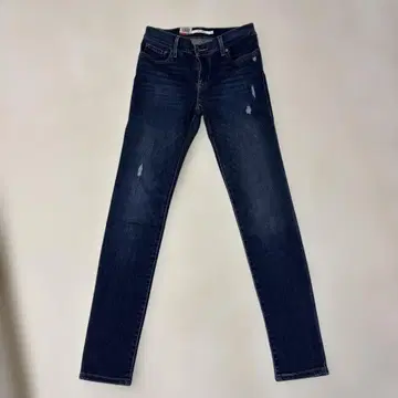 711 SKINNY 데님 27사이즈 데미지 가공