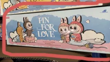 LABUBU PIN FOR LOVE N-Z 봉제 인형 키링 14개