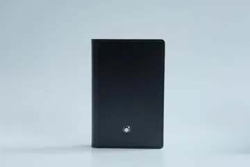 [ 미개봉 새상품 ] MONTBLANC 블랙 가죽 카드 케이스