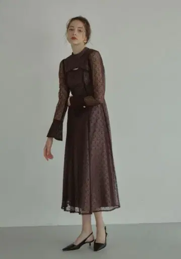 ANDRESD back open geometric dress