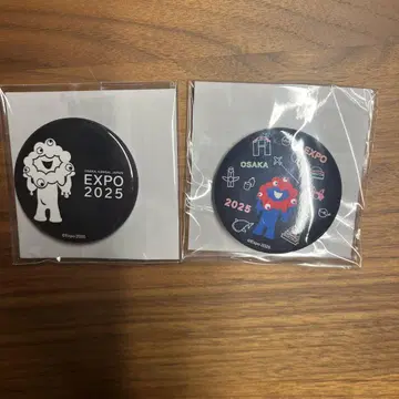 오사카 간사이 만박 미야쿠미야쿠 캔뱃지 2개 세트