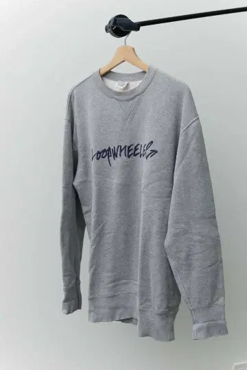 LOOPWHEELER 우치다 요이치로 그레이 맨투맨