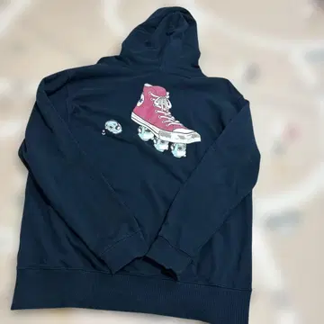 CONVERSE 후드티 블루햄햄