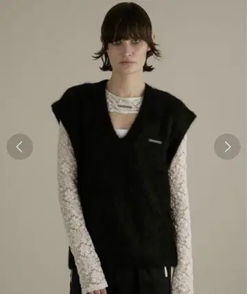 PRANK PROJECT Alpaca Shaggy Knit Vest