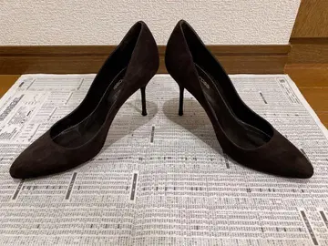 Sergio Rossi 다크 브라운 하이힐 펌프스