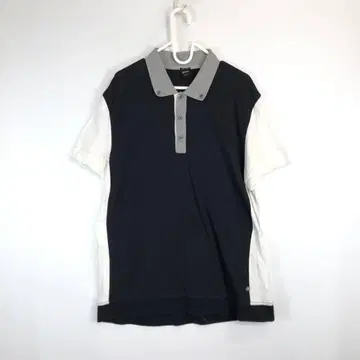 HUGO BOSS 반팔 피케 셔츠 블랙 화이트 그레이 XXL 사이즈