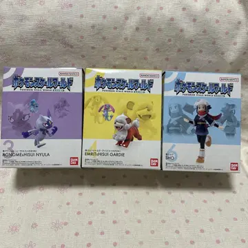 포켓몬 스케일 월드 피규어 세트 비취 지방 3종