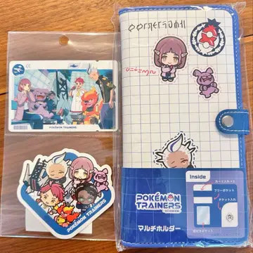 [ 덤 포함 ] 블루베리 학원 멀티 홀더 POKEMON TRAINERS