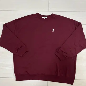 U.S. POLO ASSN. 버건디 트레이닝복 L