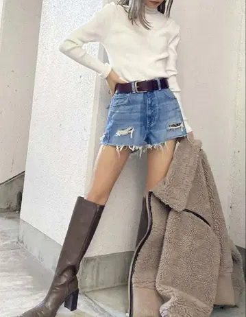 GYDA 데님 컷오프 숏팬츠