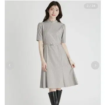 [ CELFORD ] 벨트 포함 미니 원피스 셀포드