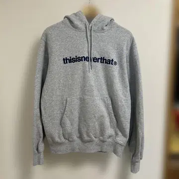 thisisneverthat 그레이 후드 부착 후드티