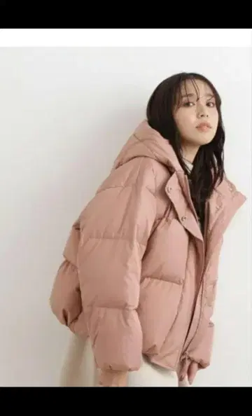 내추럴 뷰티 베이직 숏 후드 다운