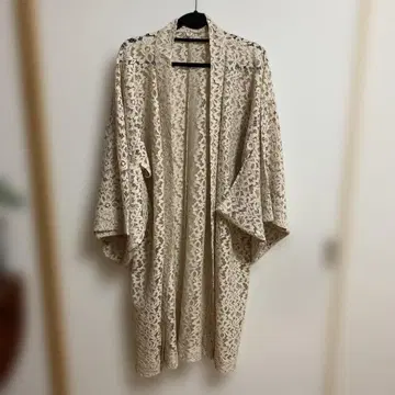 기모노 긴 겉옷 레이스 겉옷