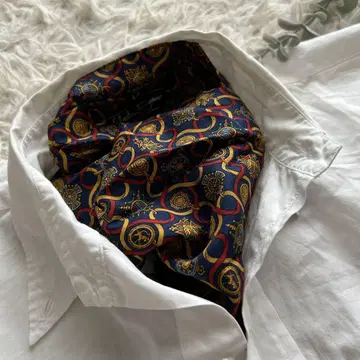 Salvatore Ferragamo 페라가모 애스콧 타이 실크