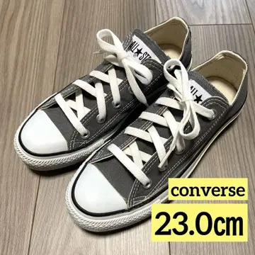 [ 새상품급! ] 컨버스 ALL STAR 로우컷 스니커즈 그레이 23cm