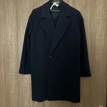 띠어리 네이비 체스터 코트