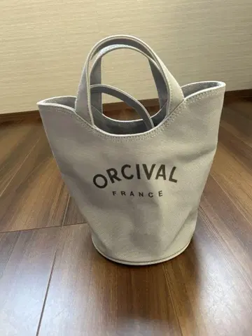 [ ORCIVAL ] 라이트 캔버스 버킷 백