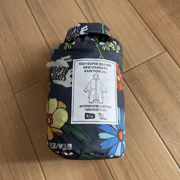 SUPER BEAVER KiU 레인 판초
