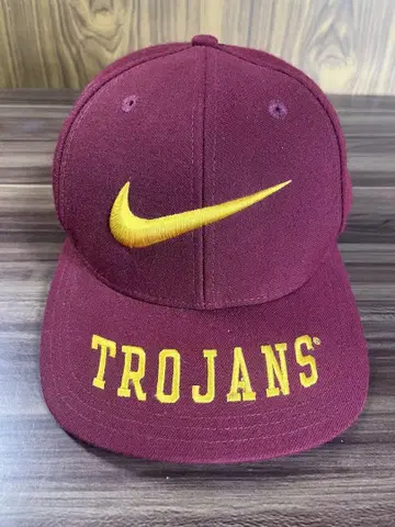90sNike TROJANS 버건디 캡