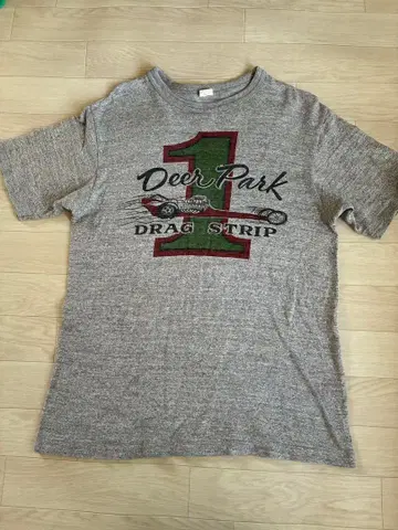 웨어하우스 다색 양면 프린트 그레이 T셔츠 M Warehouse